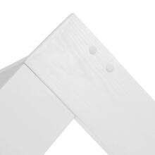 Gultas namiņš Springos BD01 WHITE, 160x80 cm, koka bērnu gulta