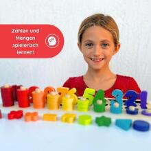 Montessori Wooden Toy  Art.237541 Развивающая деревянная игрушка 'Цифры'
