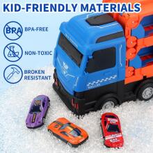 Transport Truck Toy Cars  Art.237558  Трейлер с машинками и дорогой