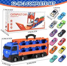 Transport Truck Toy Cars  Art.237558  Трейлер с машинками и дорогой