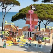 Toys Pirate Ship Art.237559 Bērnu rotalieta Pirātu kuģis