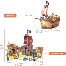 Toys Pirate Ship Art.237559 Bērnu rotalieta Pirātu kuģis