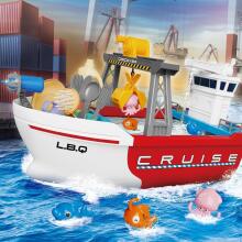 Fisca Bathtub Boat Toy with Mini Fish and Tools Art.237561 лодка для ванны с мини-рыбками
