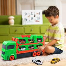 Vatos Truck Toy Cars  Art.237647    Трейлер с машинками и трассой