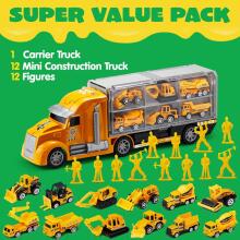 Joyin  Die-Cast Construction Vehicles  Art.237650   Трейлер со строительными машинками