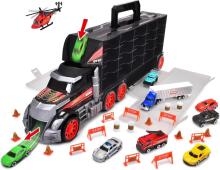 Dickie Toys Clever Car Transporter Art.237652   Трейлер с машинками  62см