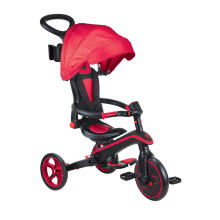 GLOBBER trīsritenis Explorer Trike Foldable 4 In 1, sarkans, 732-102