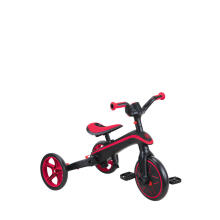 GLOBBER trīsritenis Explorer Trike Foldable 4 In 1, sarkans, 732-102