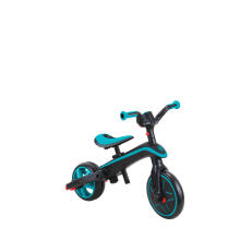 GLOBBER trīsritenis Explorer Trike Foldable 4 In 1, zilganzaļa, 732-105