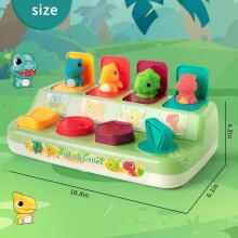 LZDMY Pop Up Baby Dinosaur Toy Art.237930 Развивающая игрушка Пианино Прятки