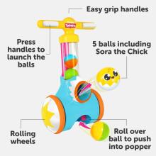 Tomy Toomies Push Along Baby Toy  Art.237933 Stumjamā rotaļlieta ar bumbiņām