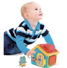 Montessory Italian Clementoni Playhouse Art.24548 Muzikāla attīstošā rotaļlieta Māja , 12+ men.