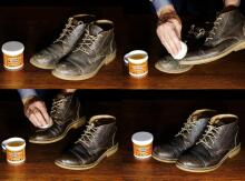GoldenMix Leather Balsam Натуральный бальзам для кожаных изделий и изделий из кожезаменителя , обуви (Golden Mix) 150ml