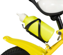 Kids Bike Wheels Collas 12' Yellow Art.238297  Детский двухколесный велосипед с дополнительными колёсиками