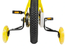 Kids Bike Wheels Collas 12' Yellow Art.238297  Детский двухколесный велосипед с дополнительными колёсиками