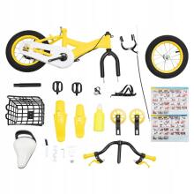 Kids Bike Wheels Collas 12' Yellow Art.238297  Детский двухколесный велосипед с дополнительными колёсиками