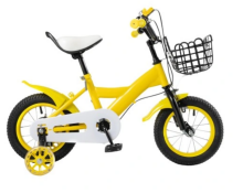 Kids Bike Wheels Collas 12' Yellow Art.238297  Детский двухколесный велосипед с дополнительными колёсиками