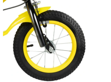Kids Bike Wheels Collas 12' Yellow Art.238297  Детский двухколесный велосипед с дополнительными колёсиками