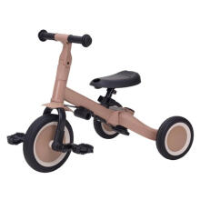 Little Dutch Pushbar Tricycle 4 in 1 Lio Art.T6080.MACCHIATO Bērnu trīsritenis ar rokturi