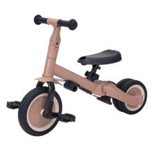 Little Dutch Pushbar Tricycle 4 in 1 Lio Art.T6080.MACCHIATO Bērnu trīsritenis ar rokturi