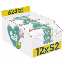 Pampers Sensitive  Art.P04H178 mitrās salvetes,52 gab