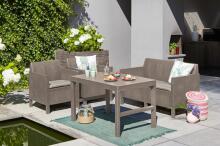 Dārza galds Lyon Rattan Table bēšs