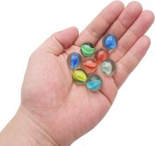 Marbles Glass Art.238797  Stikla bumbiņu komplekts,50 gab