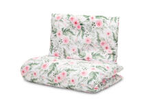 2-pieces 100×135 cm Bed SHEETS – roses pink