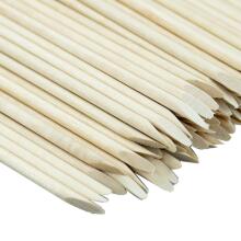 Wooden Nails Sticks Art.239234 Набор из 200 двусторонних палочек для кутикулы из апельсинового дерева