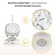 Bebe Basic Rocker Noco Art.239261 Graphite Детский шезлонг-качели 2 в 1