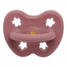 Hevea Round Stars Moon  Art.239413 Rosewood Анатомическая/ортодонтическая Пустышка из 100% натурального каучука 3-36 мес.