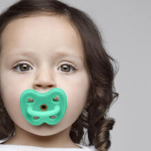 Hevea Natural Rubber Pacifier Round Art.239427 Pop Of Green  Natural anatomical 3-36 month