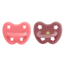 Hevea Natural Rubber Pacifier Anatomical Art.239434 Lychee/Guava Anatomiskā/ortopēdiskā lateksa māneklītis 3-36 mēn,2 gab
