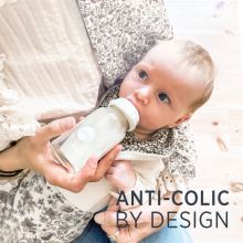 Hevea Glass Baby Bottle Art.239498 Stikla barošanas pudelīte 120ml