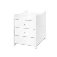 Lorelli Maxi Plus Art.10150580043P White/Artwood bērnu gulta-transformeris