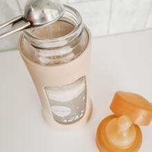 Hevea Glass Baby Bottle Wide Neck Art.239548