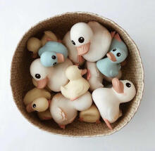 Hevea Kawan Mini Duck Art.553860 Sandy Nude Pīle no 100% naturāla (dabas) kaučuka