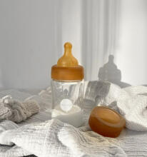 Hevea Glass Baby Bottle Wide Neck Art.478401