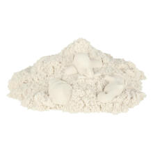 Ikonka Art.KX9568_9 Kinētiskās smiltis 1kg maisiņā baltas