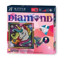 KITFIX Amatniecības komplekts Diamond Art dimantiņu māksla, Vienradzis