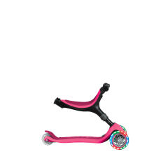 GLOBBER skrejritenis Go Up Active Lights, neona rozā, 744-110