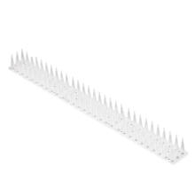Ikonka Art.KX3280 Baložu spīles putnu aizbāzni plastmasas blīvs blīvs balts 8el. 43 cm