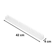 Ikonka Art.KX3280 Baložu spīles putnu aizbāzni plastmasas blīvs blīvs balts 8el. 43 cm