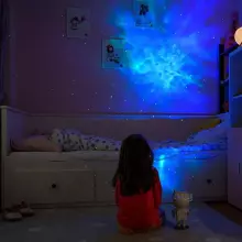 Kids Severno Astronaut Nebula Projector Art.239836 Звездный проектор - астронавт светодиодный с пультом