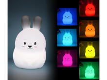 Kids Severno  Projector Rabbit Art.239838 Ночник детский силиконовый  Зайчик с пультом