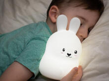 Kids Severno  Projector Rabbit Art.239838 Ночник детский силиконовый  Зайчик с пультом