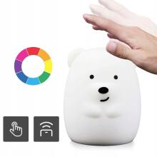 Kids Severno  Projector Bear Art.239839 Naktslampiņa bērniem  Lācis ar tālvadības pulti