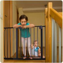 Kids Severno Safety Gate  Art.239841 Black  Bērnu drošības barjera/vārti 75-115cm