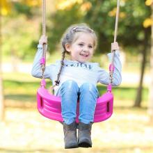 Kids Severno Swing Art.239877 Pink Детские садовые качели из прочного пластика