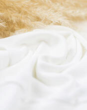 La Bebe™ NO Baby Body Art.239962 White Zīdaiņu bodiji no 100% kokvilnas ar garām piedurknēm